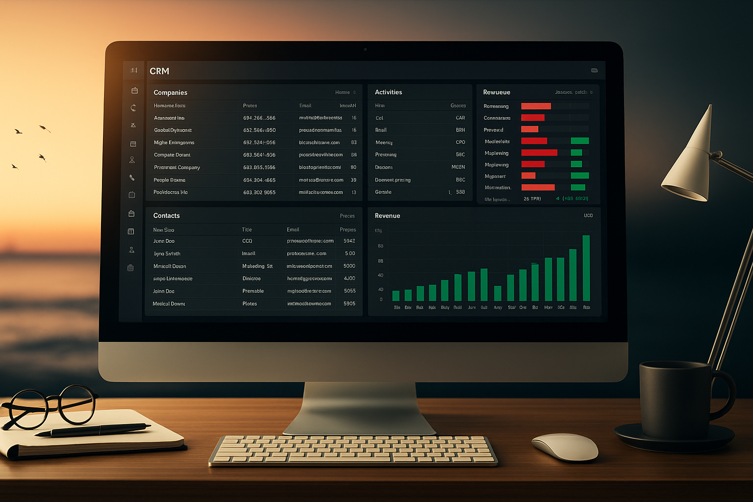 Parterre CRM Integrated Dashboard